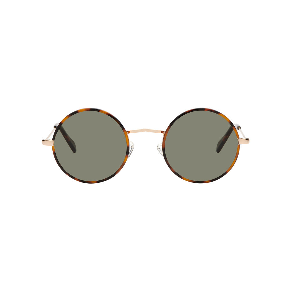 Lunette de Soleil Femme Luxe Marque Ronde Noir - Achat / Vente